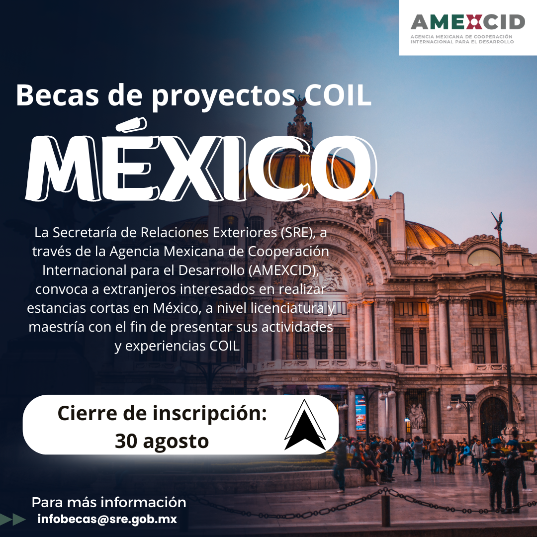 Becas de proyectos COIL del Gobierno de México