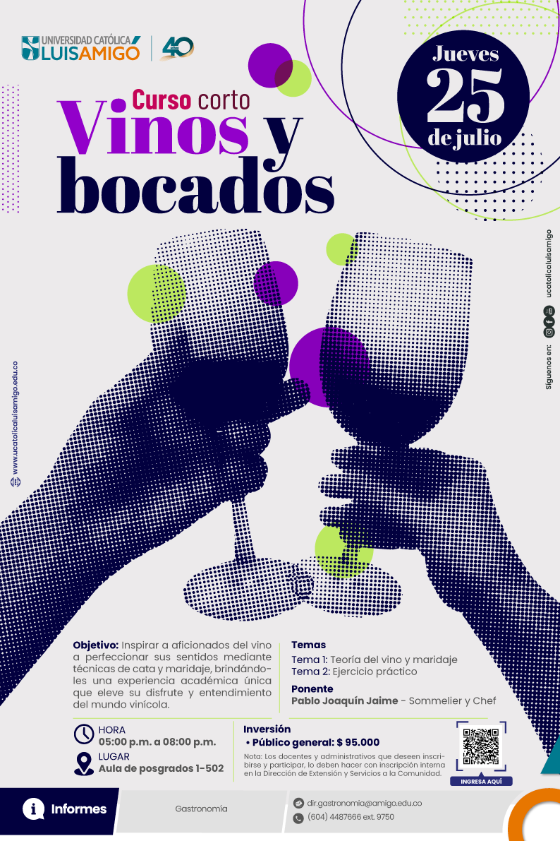 Curso vinos y bocados