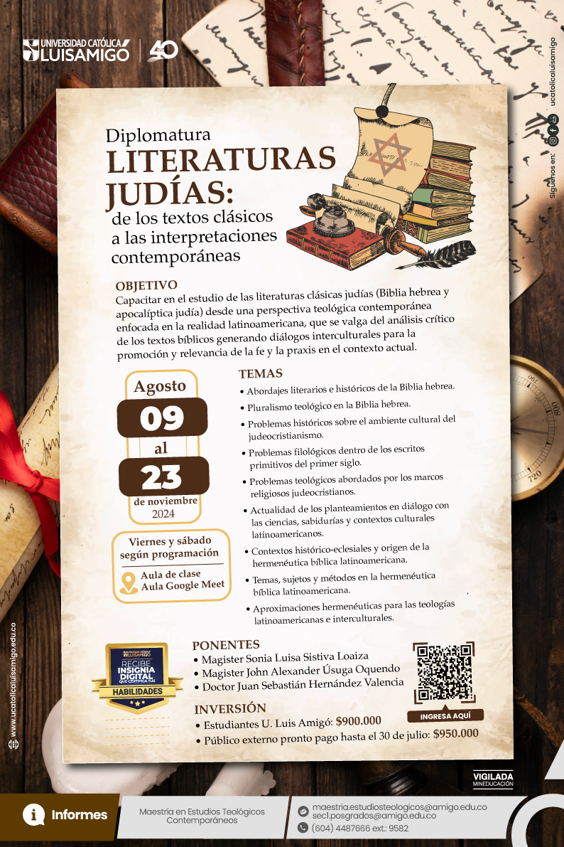 Diplomatura Literaturas judías