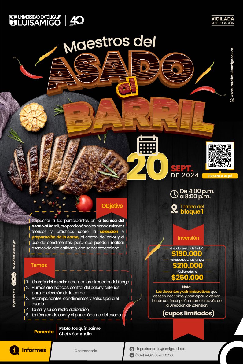 Maestros del asado al barril