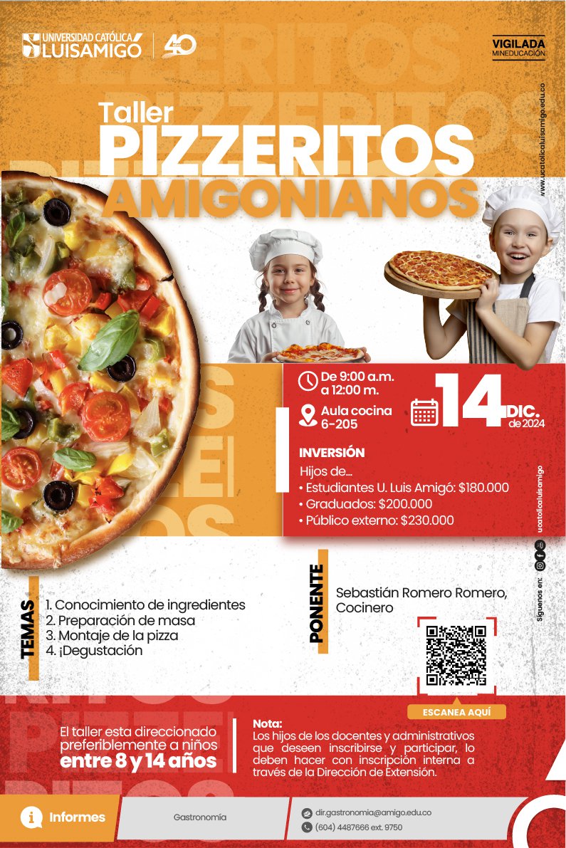 Taller de Pizzeritos amigonianos