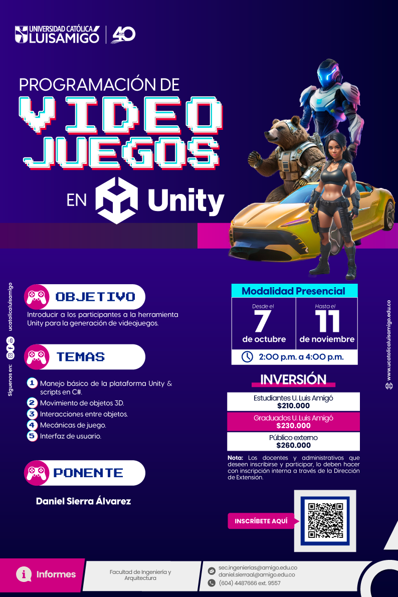 Programación de video juegos en Unity