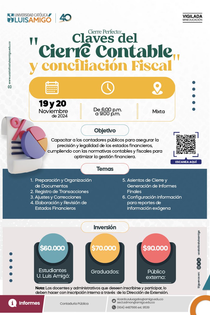 Cierre Perfecto: "Claves del Cierre Contable y conciliación Fiscal"