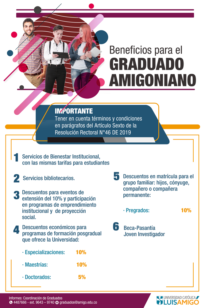 Beneficios para el Graduado Amigoniano