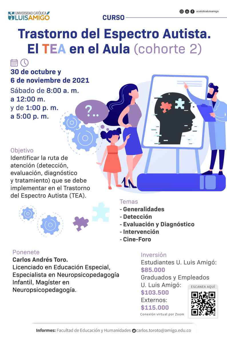 Curso Trastorno del Espectro Autista. El TEA en el Aula