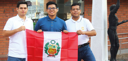 De Perú a Manizales: Tres estudiantes llegan a la U. Católica Luis Amigó para vivir una experiencia única.